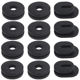 12Pcs Motorcycle Rubber Side Cover Grommet Single Side Panel Fairing Washer Spacer Compatible with GS125 GN125 Motorcycle