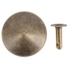 100 Sets Mushroom Rivets Stud 22mm DIY Iron Cone Spikes