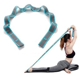 Ballet Stretch Band, Yoga Stretch Strap, Leg Stretching Band, Waist Stretch Band, 9 Strength Levels, Equipment for Yoga, Dance, Gymnastics, Ballet, Taekwondo and More, Yoga Stretch Training for Kids