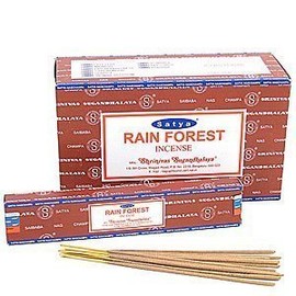 Satya Nag Champa Incense Sticks Pack of 12 x 15grm - Rainforest