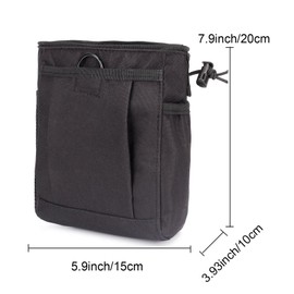 Dafape Fanny Pack Tool Belt Bag, Waist Bag Phone Bag Wallet Purse for Hiking Men Women Travel Workout Running Cycling Sports Outdoor Camping (Black)