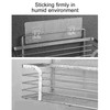 Hair Dryer Holder Stainless Steel Wall Mounted Bathroom Storage Rack