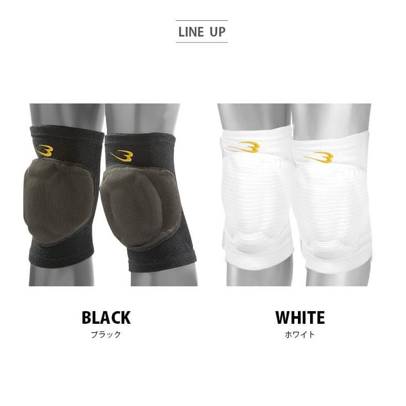BODYMAKER KD015 Knee Supporters, Side Protection, 1 Pair Black, M,