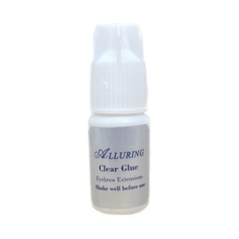 Alluring Clear Eyelash Extension Glue/Eyebrow Extension Glue/Lash Extension Ahesive / 1 Sec Drying Time/Retention – 8 Weeks/Transparent Adhesive/Professional Supplies -10ml