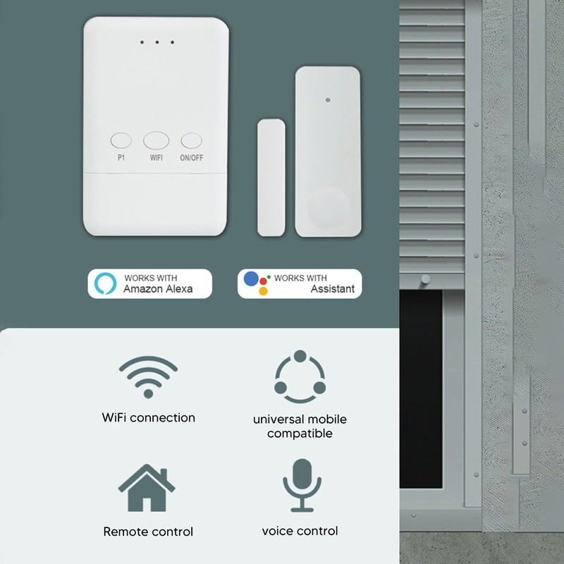 WiFi Garage Door Opener for Tuya Voice Control Smart Life
