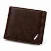 Men’s PU Leather Bifold Wallet for Daily Essentials – Compact