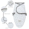 3-Pack Baby Swaddle Sleep Sacks, Newborn Blanket Wrap Adjustable Breathable