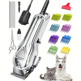 Unbranded Professional Pet Clippers Dog Cat Animal Kit For Hair Grooming Thick Trimmer US