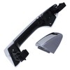 ApplianPar Front Passenger Side Exterior Door Handle Chrome and White