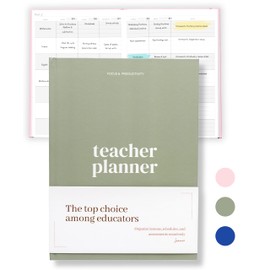Lamare Teacher Planner – Teacher Appreciation Gifts: Undated Planner & Lesson Planner Book for Teachers with Class Schedule, Student Info & Weekly Planning