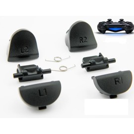 LR1 LR2 WITH SPRING FOR SONY DUALSHOCK 4 V3 JDS-030 BLACK
