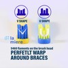LA MIERE V-Shaped + U-Shaped Orthodontic Toothbrush Soft Bristle (2pcs)