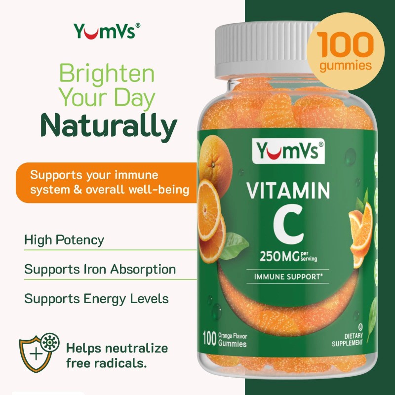 YUM-V'S YumVs Vitamin C Gummies for Adults - 250 mg