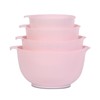BoxedHome Nesting Plastic Mixing Bowl Set, 4 Piece Mixing Bowl