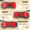 DIYSELF 2 Pack Razor Blade Scraper, Extra 10 PCS Mental