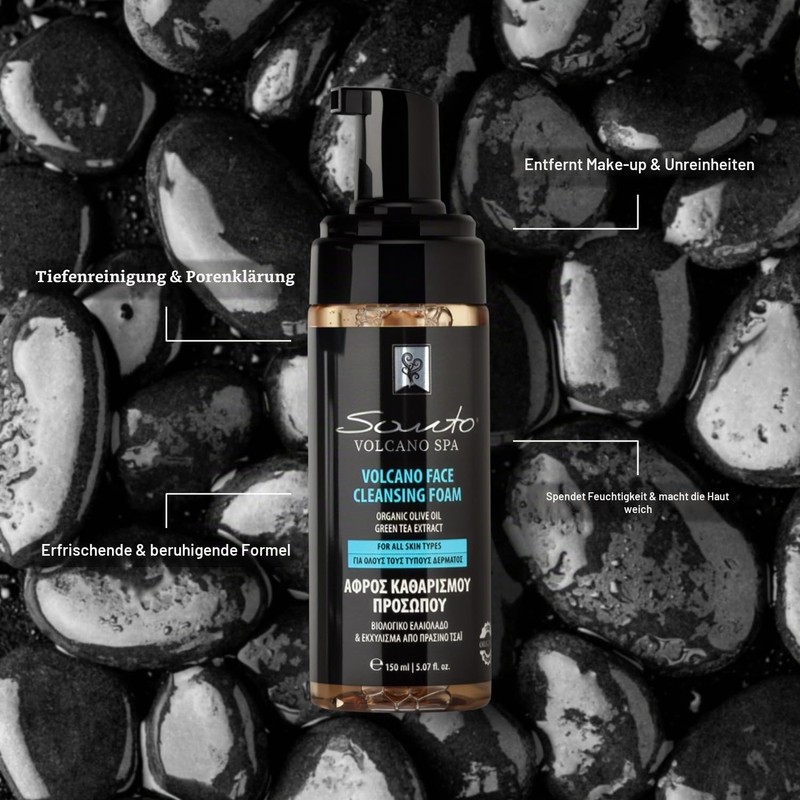 Santo Volcano Face Cleansing Foam