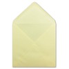 Glüxx Agent 25 square envelopes light yellow - 15.5 x