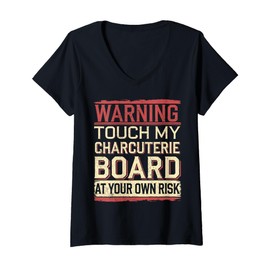 Womens Charcuterie Board Artist Charcuterie V-Neck T-Shirt