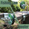 Croch Fishing Line Spooler System Adjustable Protable Fishing Line Winder