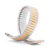 Speidel Ladies Twist-O-Flex Expansion Replacement Watch Band Dual Tone Straight