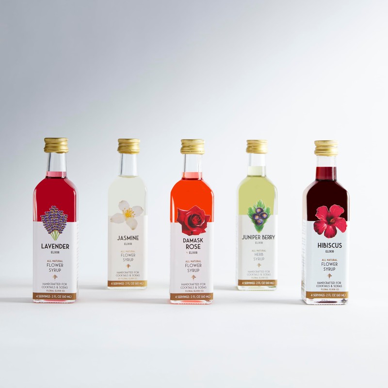 Floral Elixir Co. - All Natural Flower Syrup Cocktail Kit