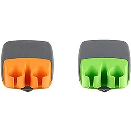Vegetable Peeler, 2 PCS Durable Palm Peeler, Sharp Blade Finger Potato Peeler with Comfortable Rubber Finger Grip, Palm Peeler Vegetable Peeler for Pumpkin, Carrot, Cucumber, Potato and More