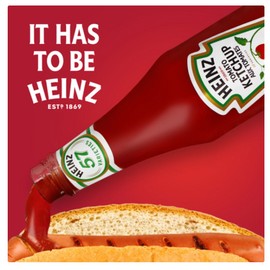 Heinz Tomato Ketchup Glass Bottle 375ml (2 Pack)