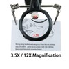 Vludiss Helping Hands Magnifying Glass Soldering Station, LED Lighted 3.5X