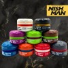 Cera Para Cabello Nishman. Fijación, Brillo, Firmeza, Aroma.