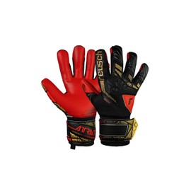 Reusch Attrakt Freegel Silver Junior Breathable Goalkeeper Gloves Children Teenagers Football Gloves for All Weather Conditions and Pitch Surfaces