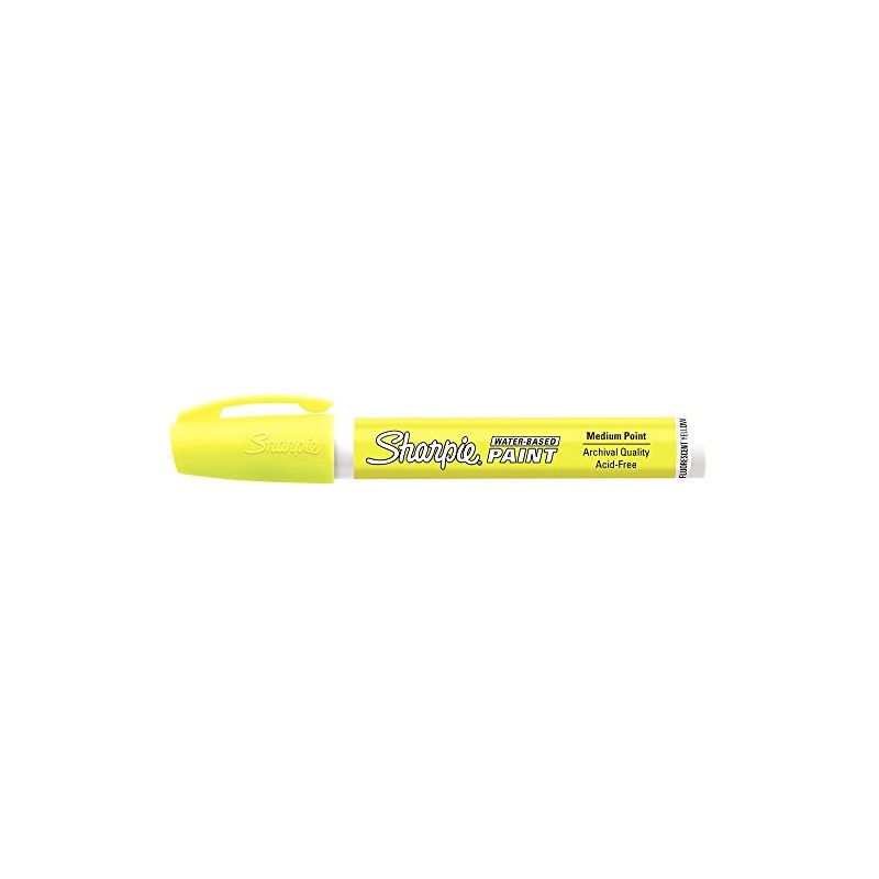 Sharpie DYMO Water-Based Paint Marker Medium Point Yellow