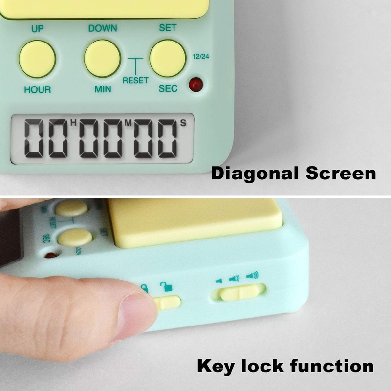 3"-ONE Digital Timer for Kids, Classroom Timer (Countdown) / Stopwatch