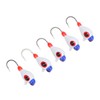 5 Pcs Winter Ice Fishing Jigs Kit Hooks Lures for