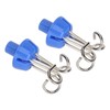 2PCS IV Pole Hooks Metal Infusion Stand Hook Drip Bag