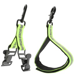 SUPVOX 2pcs Firefighter Glove Safety Straps Reflective Trim Gloves Clips for Enhanced Visibility and Strong for Firefighters Construction Workers and Maintenance Use