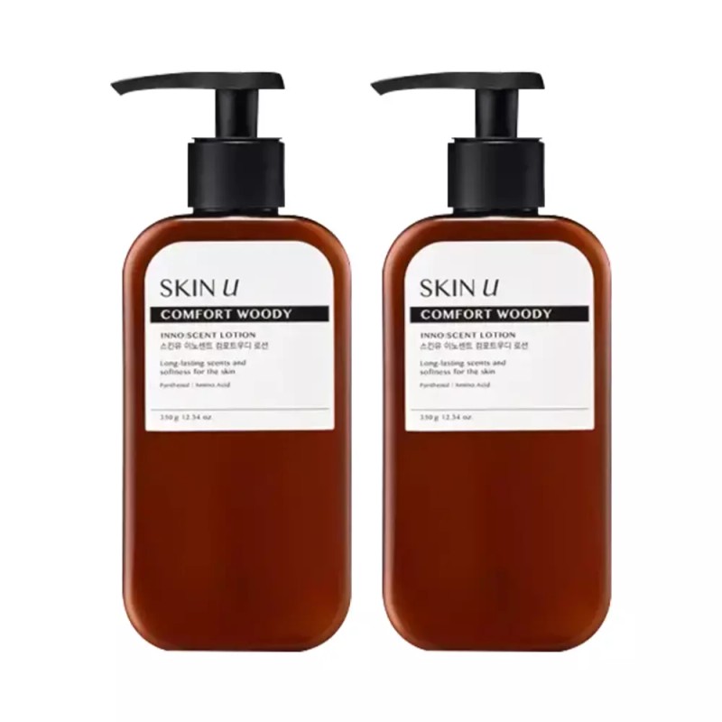 SkinYu 스킨유 이노센트 컴포트 우디 로션 350g 2개 SkinY Innocent