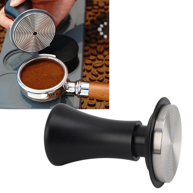 51mm Coffee Tamper Stainless Steel Spring Design Coffee Powder Hammer