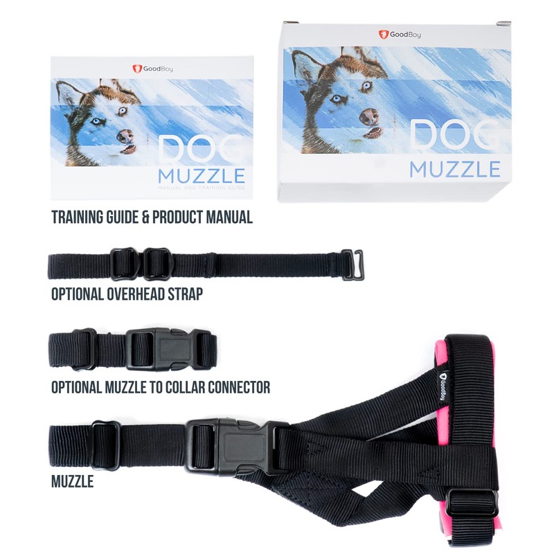 Gentle Muzzle Guard for Dogs - Prevents Biting and Unwanted