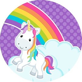 144 Rainbow Unicorns 30 mm Reward Stickers for School Teachers, Parents, Nursery