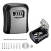 Jiujuda9 Key Safe Wall Mounted Outside, Key Lock Box Outdoor