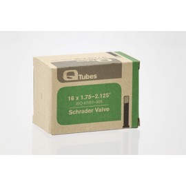 Q-Tubes 16"x 1.75-2.125" SCHRADER Valve Tube 102gLow Lead Valve
