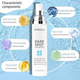 Sérum Antimanchas Para Rostro Y Cuerpo Con Efecto Antiedad - Corrector De Manchas Oscuras Para Mujeres Y Hombres Con Niacinamida, Ácido Kójico Y Ácido