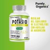 Potasio Citrato Orgánico 90 Cápsulas, Purely Organics. Sabor Sin sabor