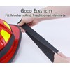 Firefighter Helmet Band 2 Pack, Strengthened Rubber Fire Helmet Strap