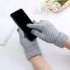 Knitted Touch Screen Winter Gloves | Women Warm Stretch Glove,