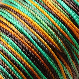 Ganzoo Rigging Yarn, Rigging Cord Thread Dip-Dye for Bracelet, Dog Lead, Collar, 40 Metres on a Spool (Jungle)