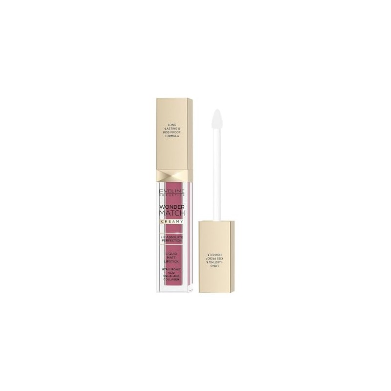 Eveline Wonder Match Durable Matte Lipstick for Lips 03 Mauve