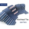 NECOTIA Brand/Necktie, Men's Knitting Tie, Cool Biz, Bordered, Formal, Casual,