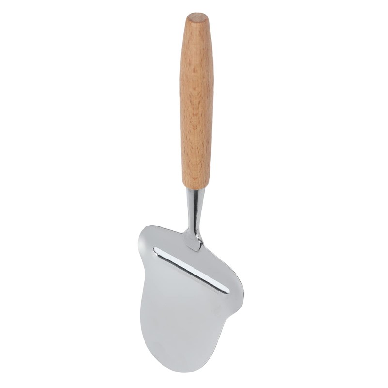 Stainless Steel Cheese Slicer- Multi-Functional Cheese Slicer -Wood Handheld Slicer