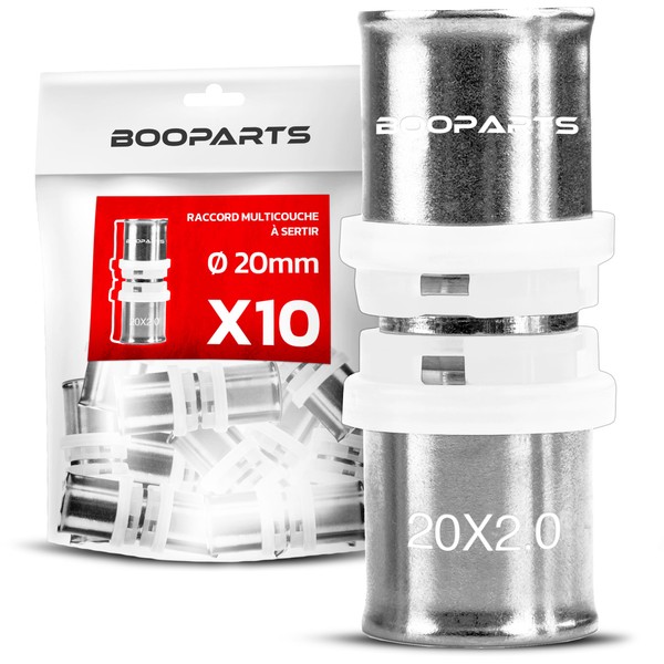 BOOPARTS – Pack of 10 – Press Fitting 20-20 –